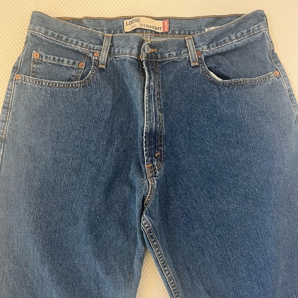 Levi’s Blue Loose Straight Fit 569 Jeans B17/23 - Picture 4 of 13